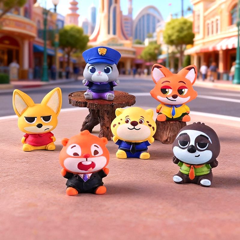 Car Accessories Dashboard - Zootopia resin small figurine car dashboard
