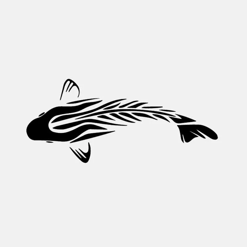 Car Accessories Ebay - Car Stickers Fun Tribal Carp Fishing