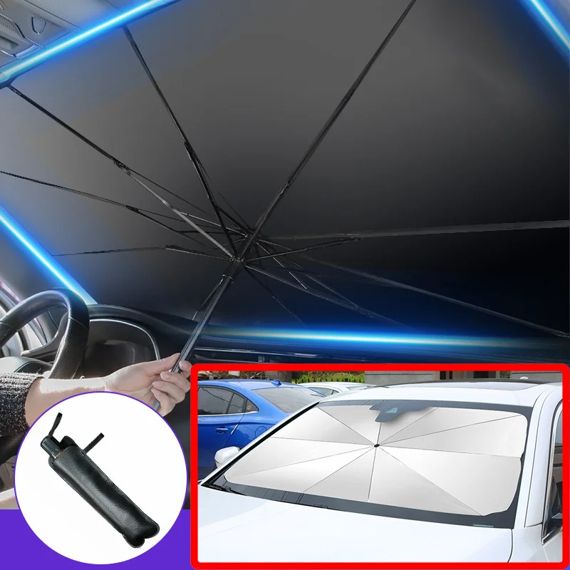 Car Accessories Window - Foldable Car Sun Shade Protector Parasol