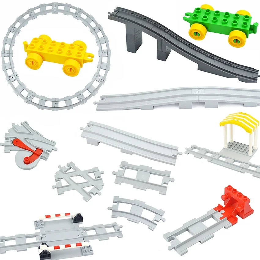 Accessories Car Near - Big Size Track Railway Brick Transport