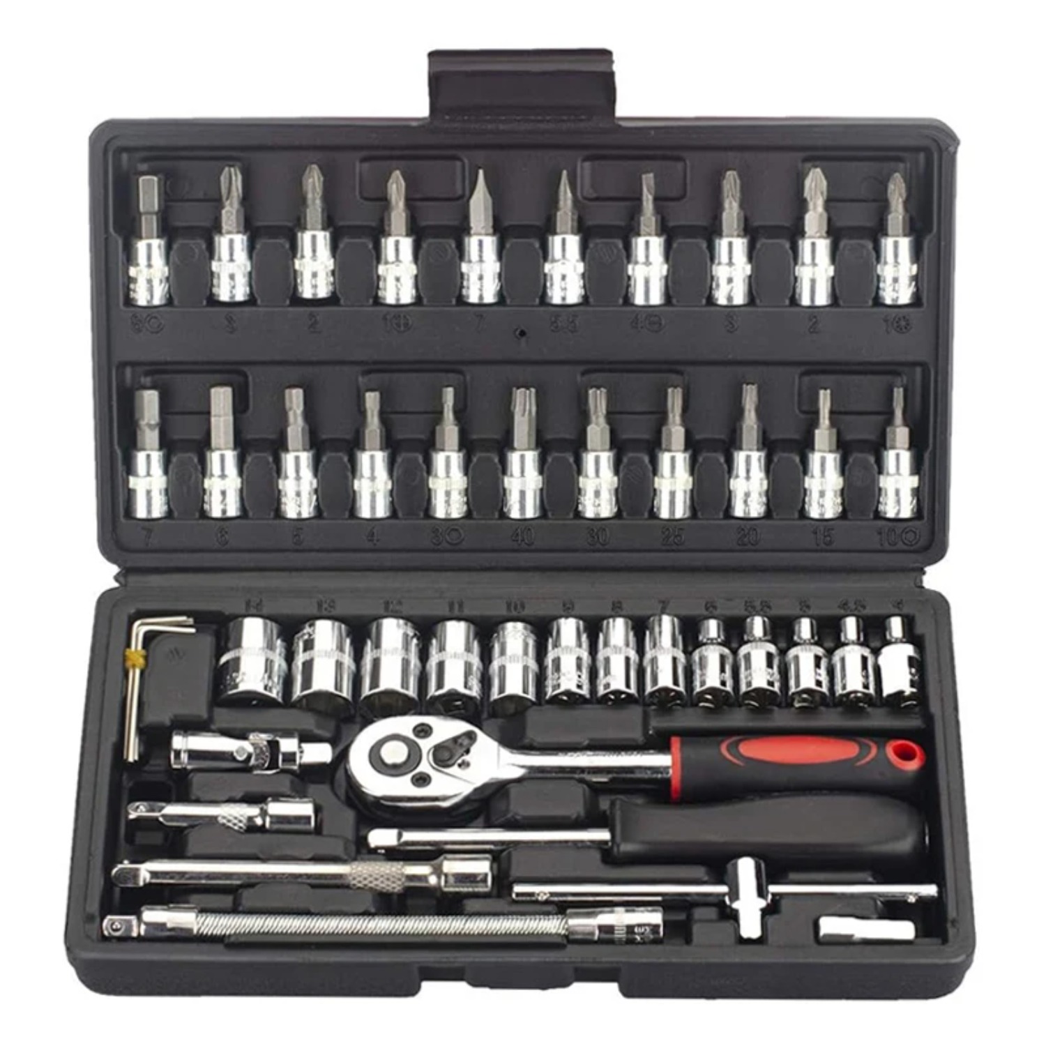 Car Accessories Workshop - 46pcs 1/4 Inch Drive Socket Set