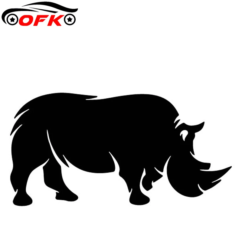 Car Accessories Ebay - A Sturdy Rhinoceros Pattern Car Sticker