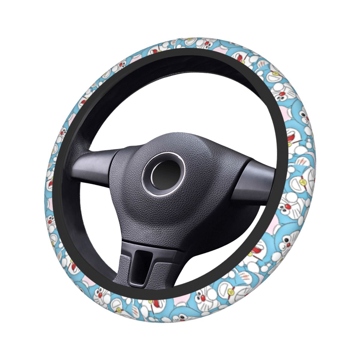 D.A.D Car Accessories - D-Doraemons Universal Steering Wheel Cover for