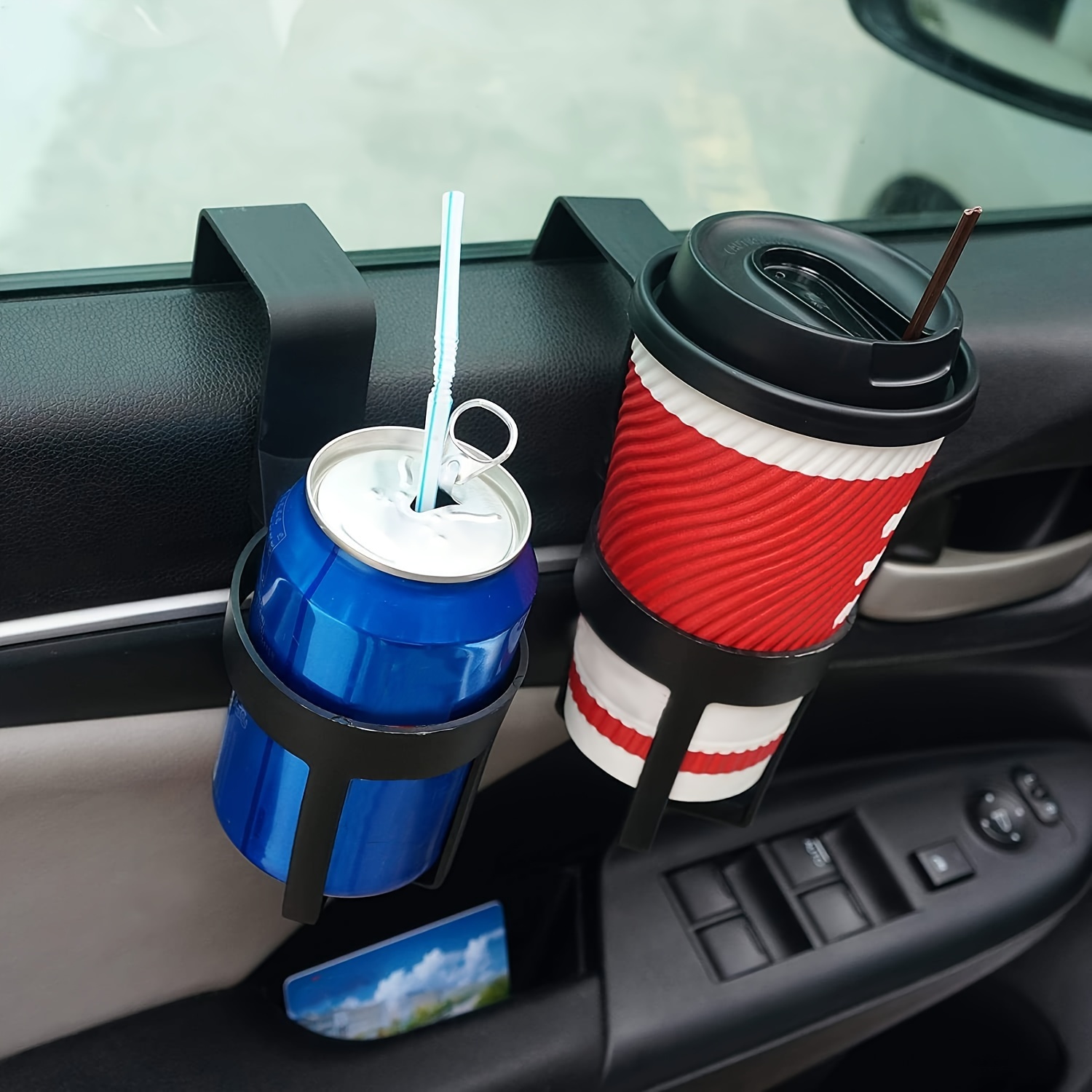 Car Cup Holder Expander - 2pcs Drinks Mug Car Holder