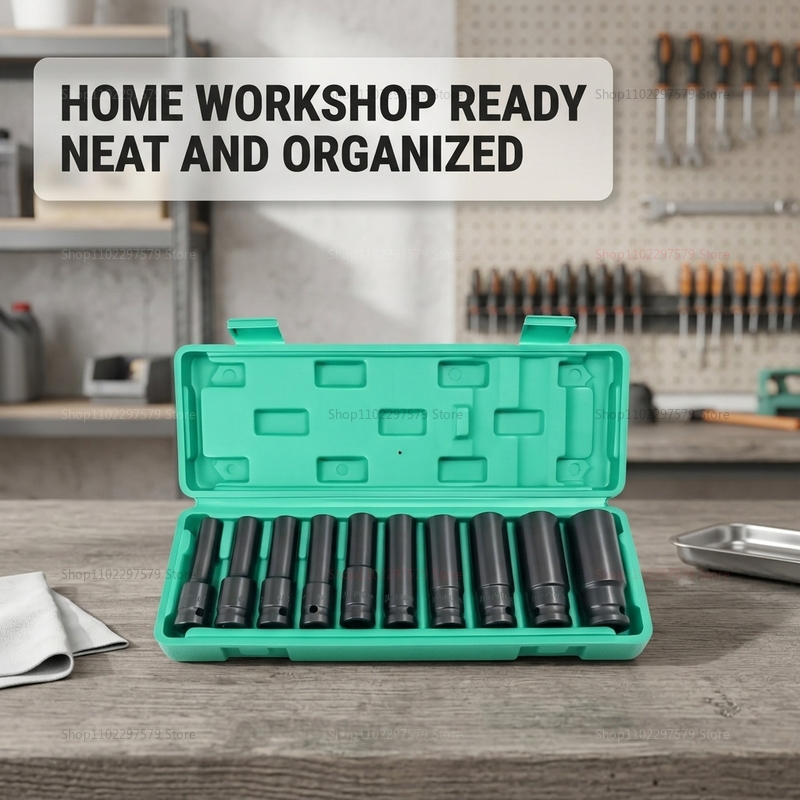 Car Accessories Workshop - 10pcs Socket Wrench Set 8-24mm Adjustable