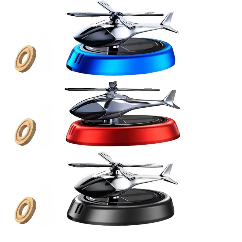 Car Accessories Interior - Solar Powered Helicopter Car Air Freshener
