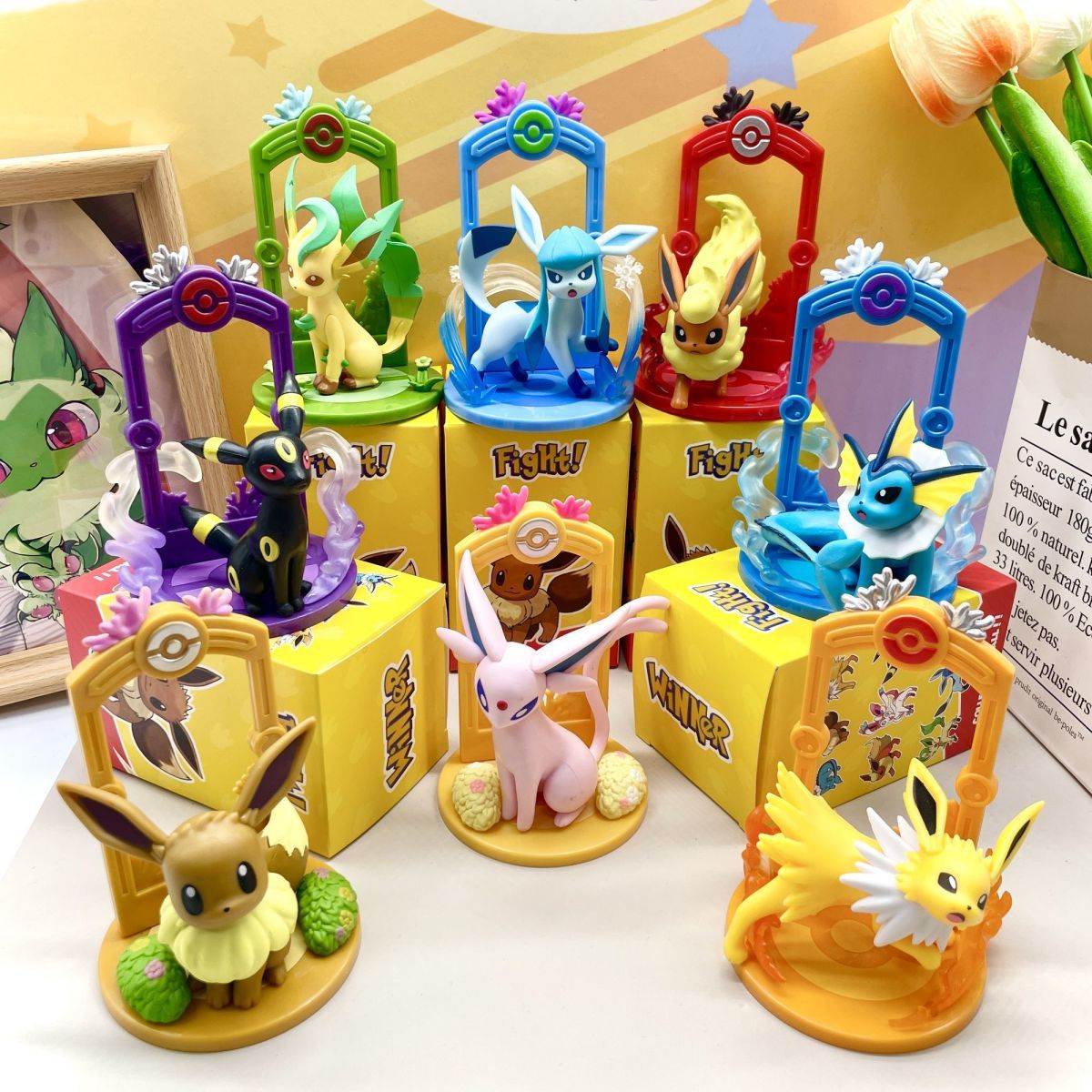 Car Accessories Dashboard - Pokémon cartoon figurine collectible desktop decoration,