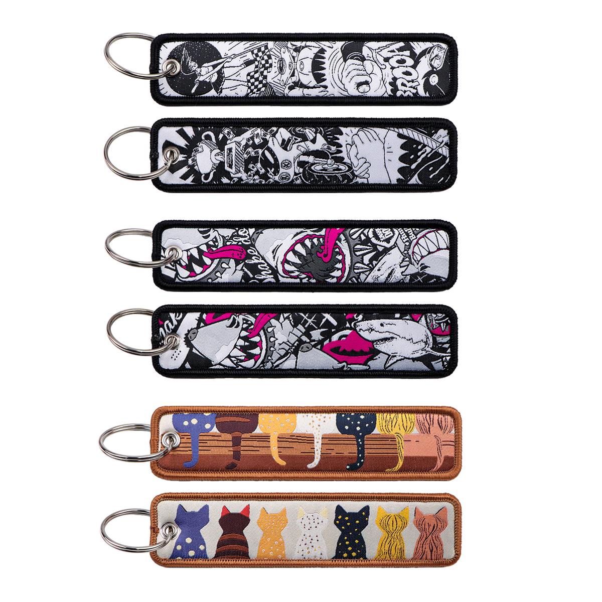 1PC Anime Shark Cat Embroidere - огляд і ціна Car Accessories Quotation