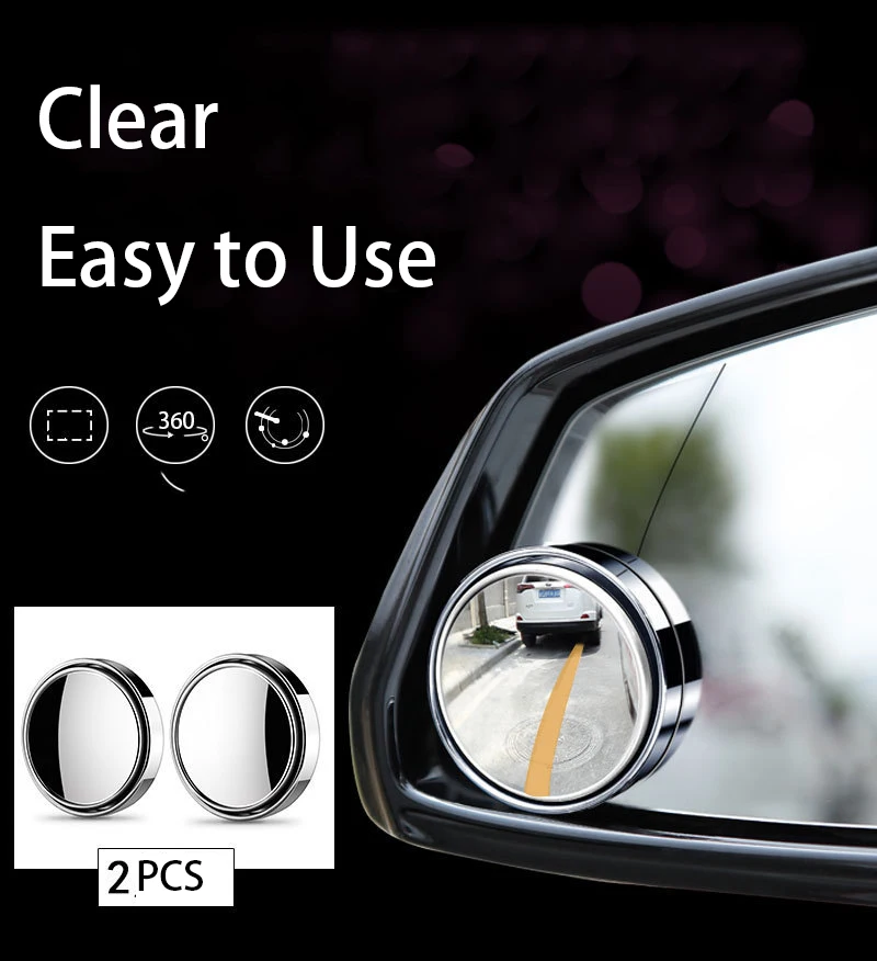 360° Adjustable Wide-Angle Rou - огляд і ціна Car Blind Spot Mirror