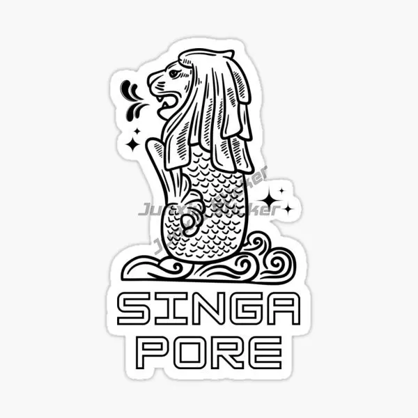 Singapore Flag Map Merlion Sce - огляд і ціна Car Accessories Singapore