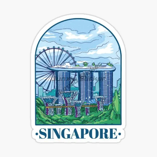 Singapore Flag Map Merlion Sce - огляд і ціна Car Accessories Singapore