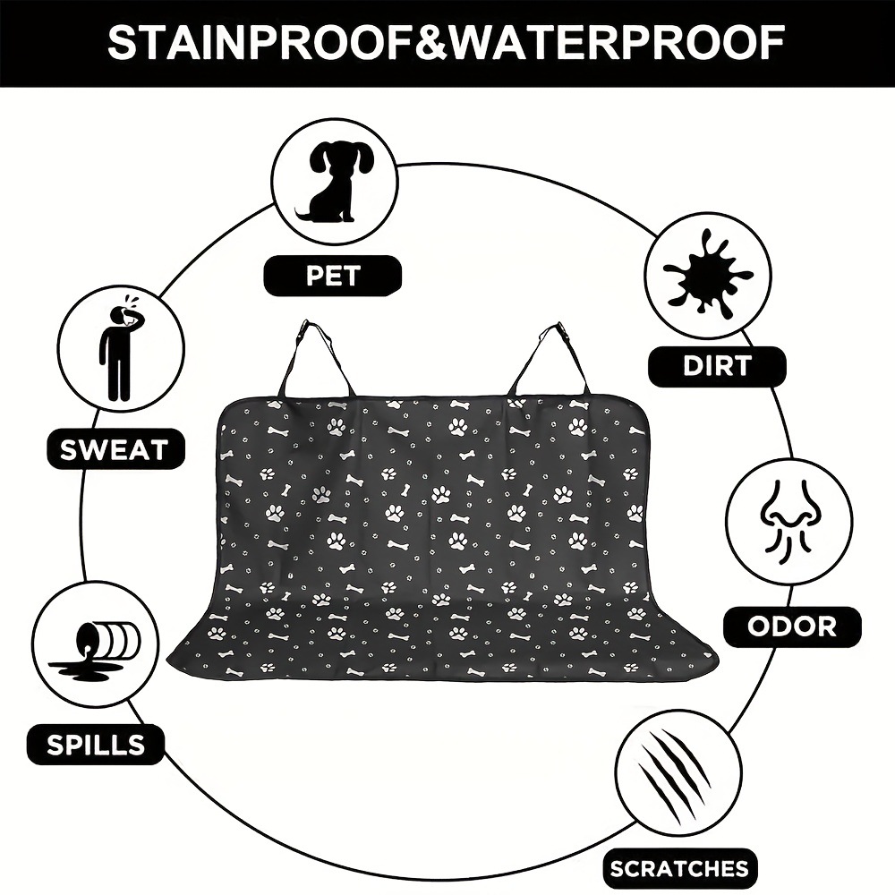 1pc Black Waterproof Pet Car S - огляд і ціна Car Accessories Workshop