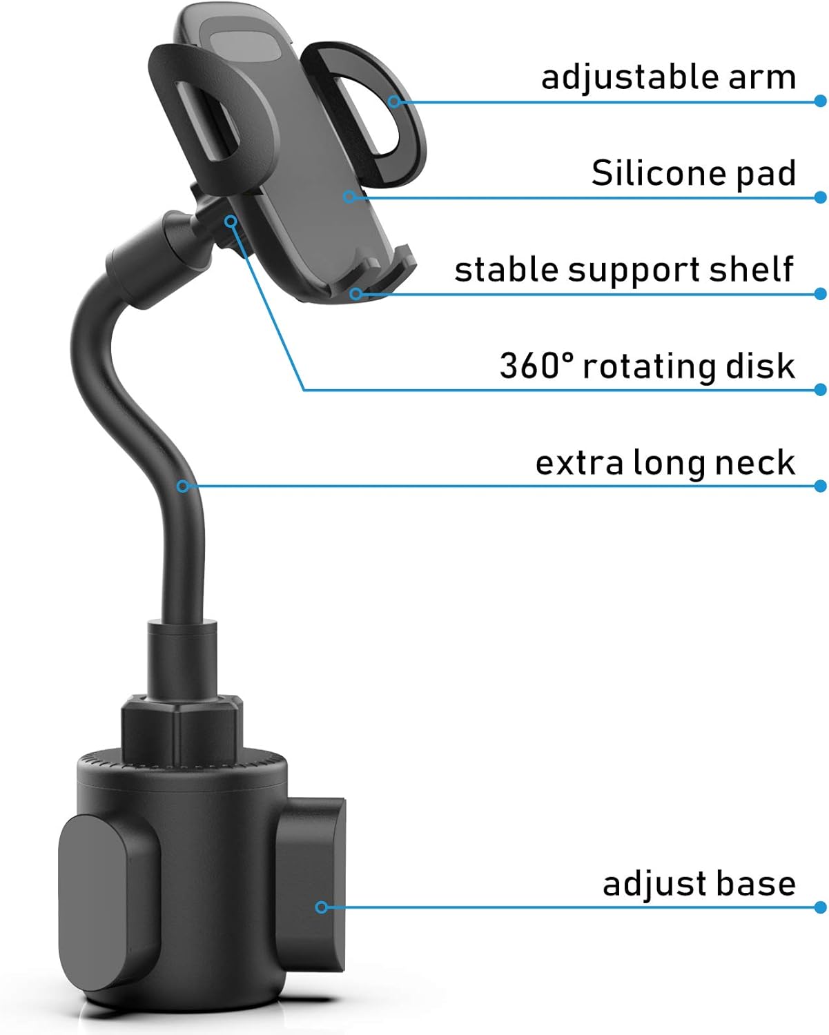 Phone Holders for Your Car, Cu - огляд і ціна Car Cup Holder Expander