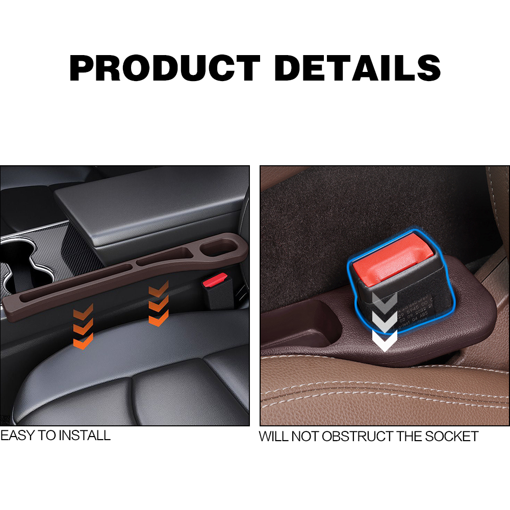 2PCS New Car Seat Gap Filler B - огляд і ціна D.A.D Car Accessories