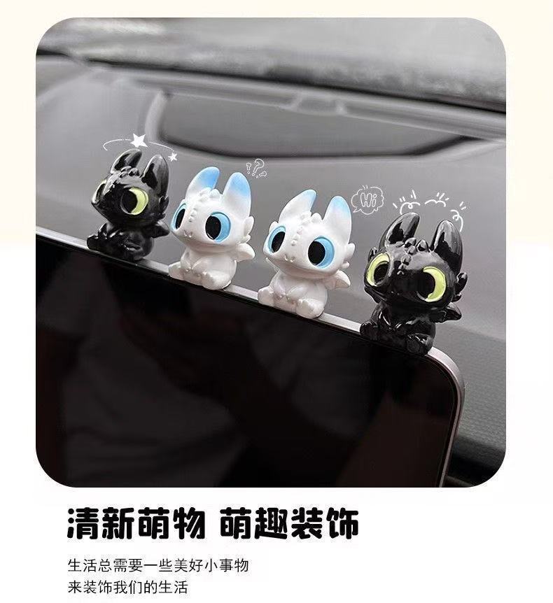 Cute toothless baby doll figur - огляд і ціна Car Accessories Dashboard