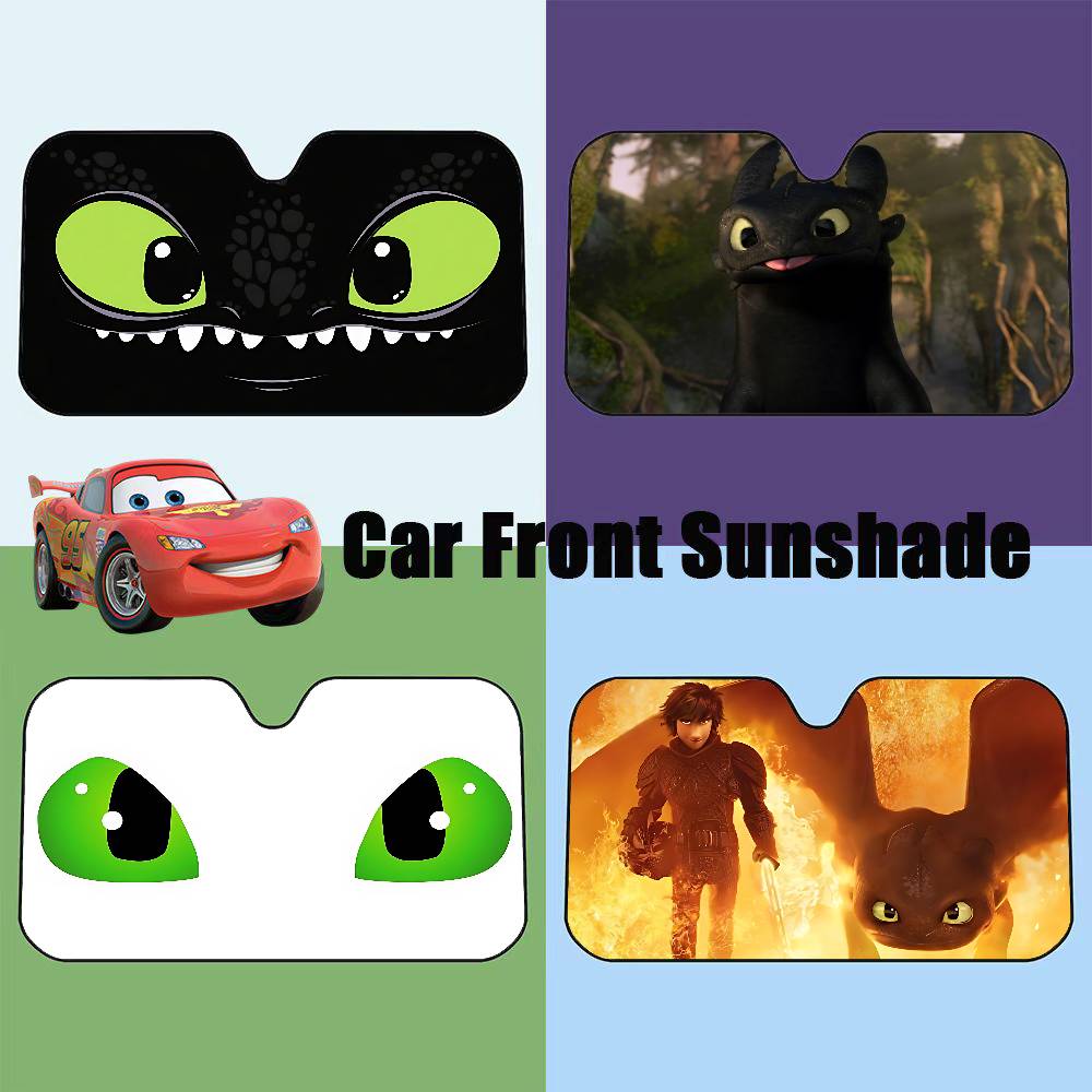 Cartoon EYE Toothless Windshie - огляд і ціна Car Accessories Window