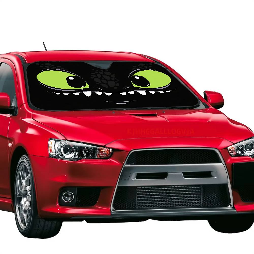 Cartoon EYE Toothless Windshie - огляд і ціна Car Accessories Window