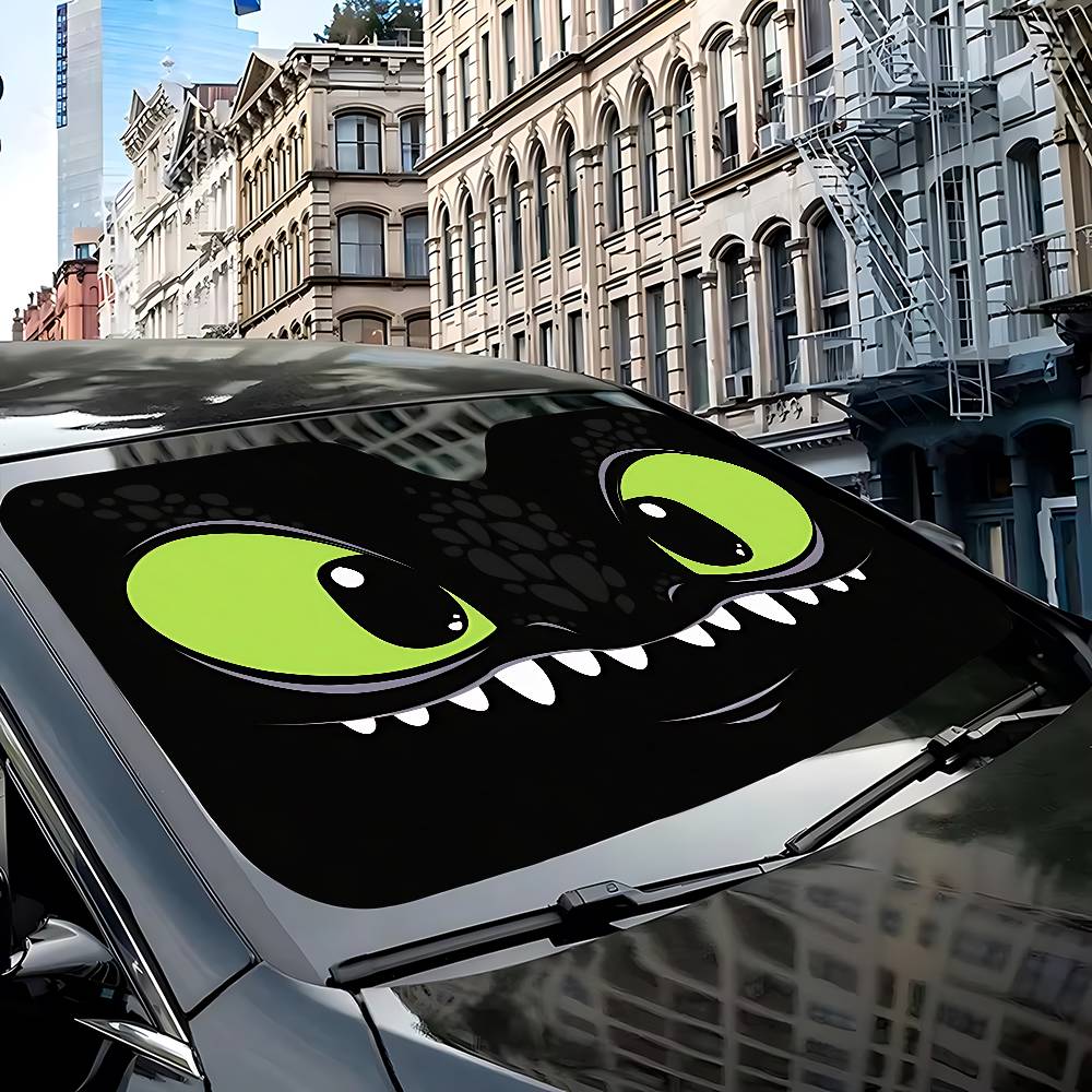 Cartoon EYE Toothless Windshie - огляд і ціна Car Accessories Window
