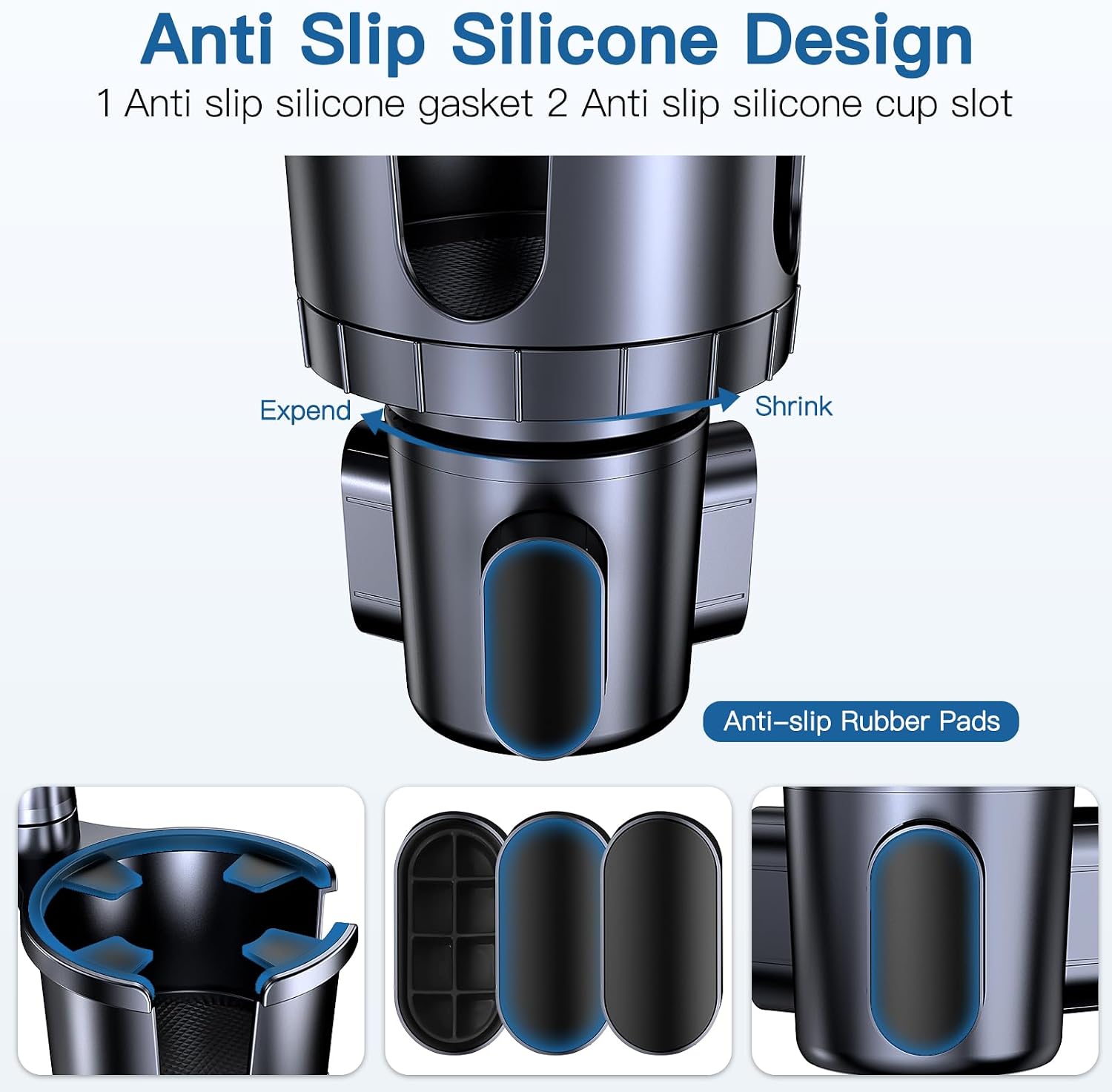 Cup Holder Phone Tablet Mount, - огляд і ціна Car Cup Holder Expander