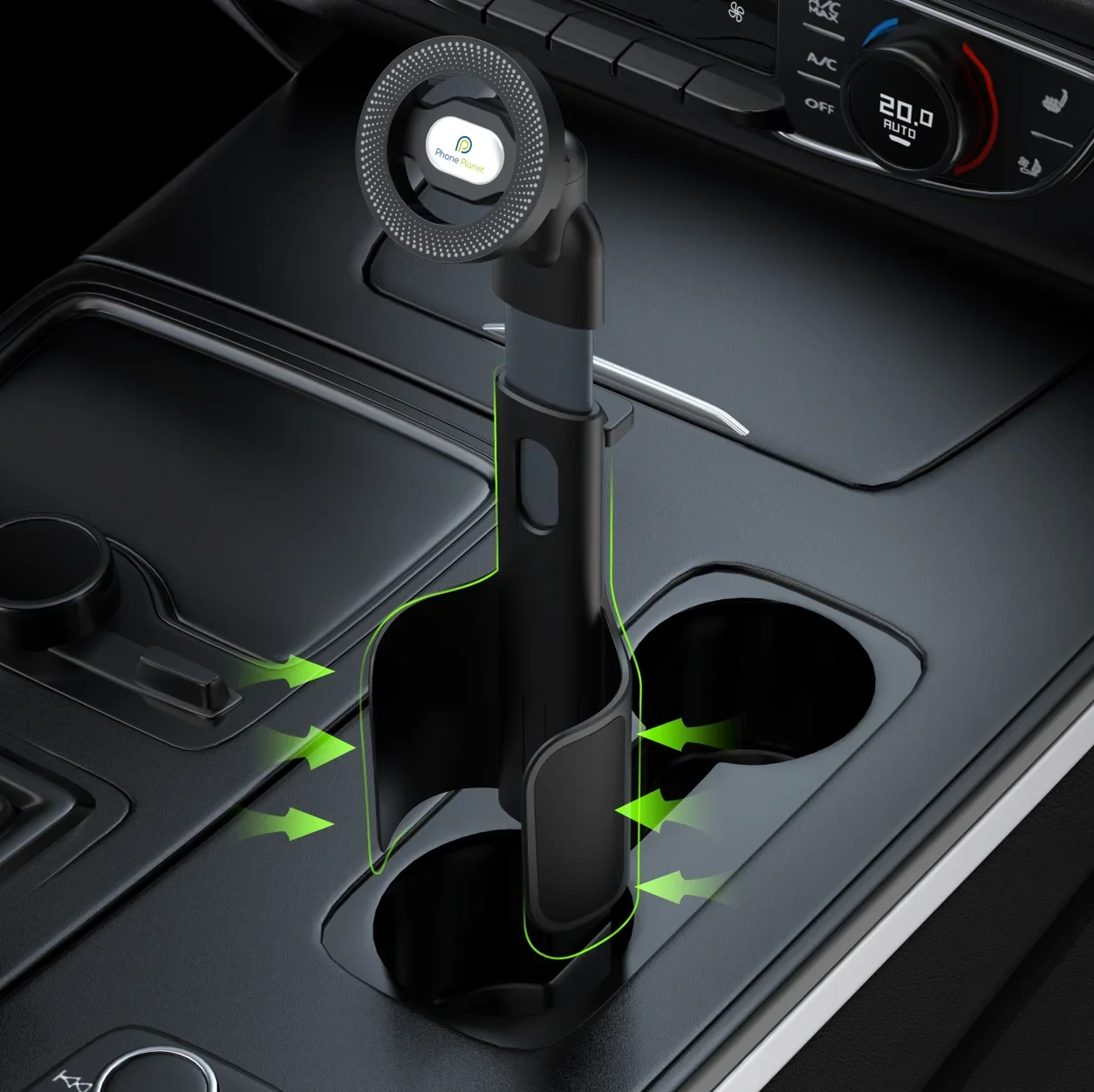 Extra-Strong 2-In-1 Magnetic 3 - огляд і ціна Car Cup Holder Expander
