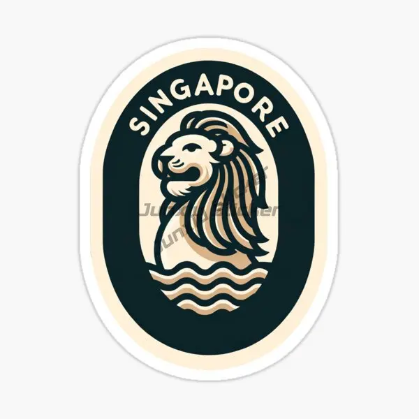 Singapore SG Flag Map Merlion  - огляд і ціна Car Accessories Singapore