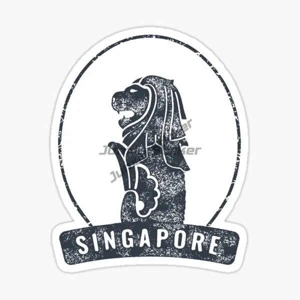 Singapore SG Flag Map Merlion  - огляд і ціна Car Accessories Singapore