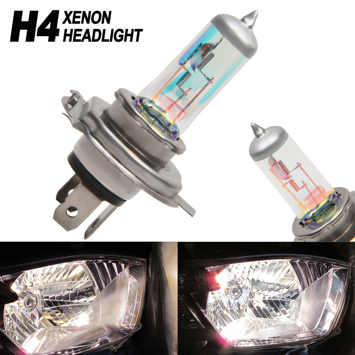 1/2 Pcs H4 Halogen Headlight B - огляд і ціна Accessories Car Near