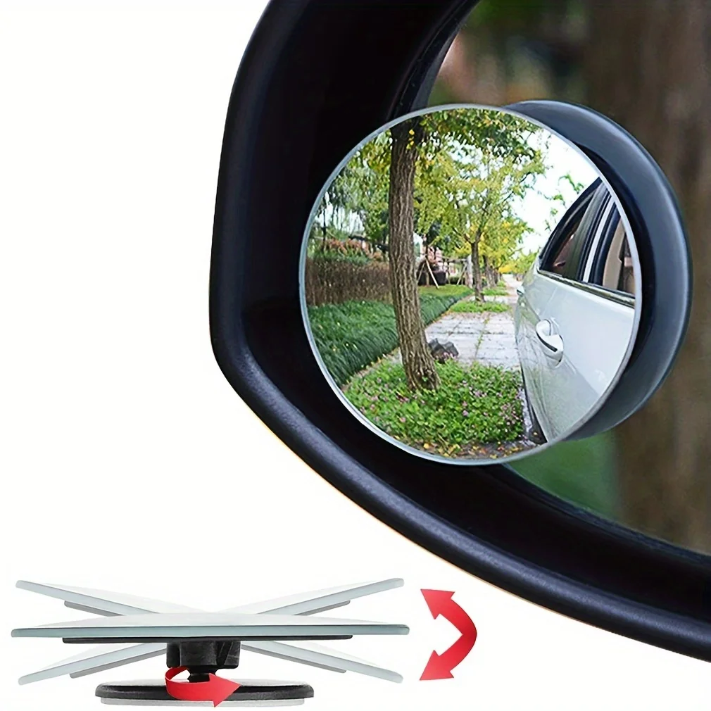 2pcs Car Rearview Mirror Round - огляд і ціна Car Blind Spot Mirror