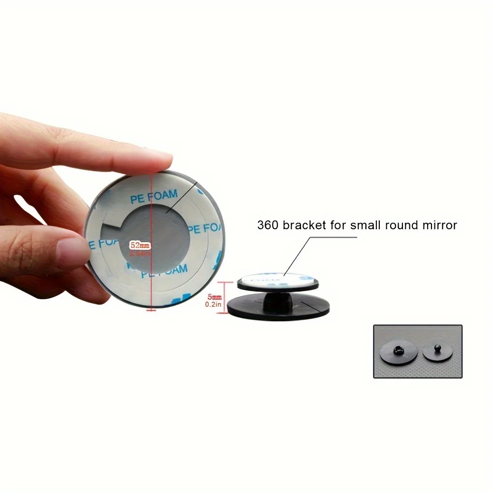2pcs Car Rearview Mirror Round - огляд і ціна Car Blind Spot Mirror
