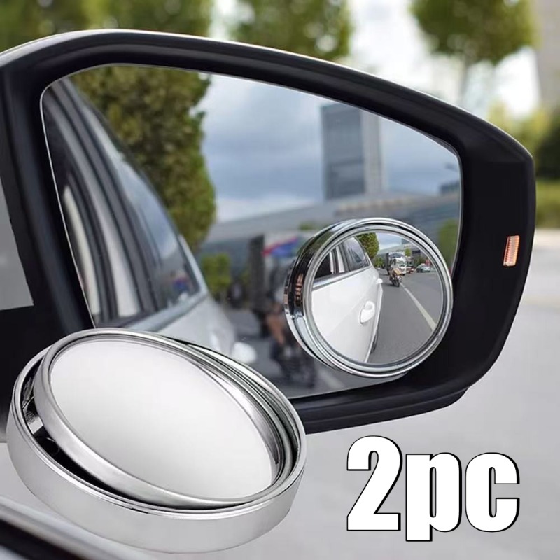 2Pcs Round Frame Convex Blind  - огляд і ціна Car Blind Spot Mirror