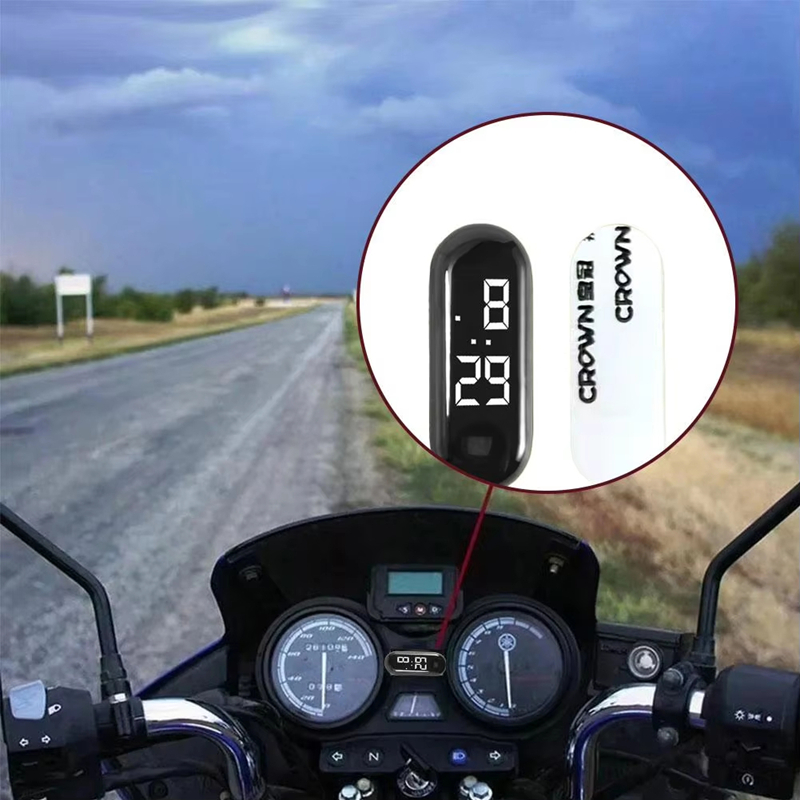 Luminous Motorcycle Car Clock  - огляд і ціна Car Accessories Workshop