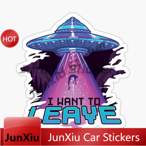UFO AREA 51 I WANT TO LEAVE Ca - огляд і ціна Car Accessories Ebay