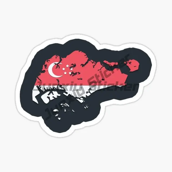 Singapore Flag Map Lion Creati - огляд і ціна Car Accessories Singapore