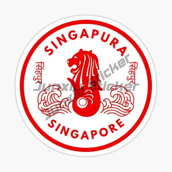 Singapore Flag Map Lion Creati - огляд і ціна Car Accessories Singapore