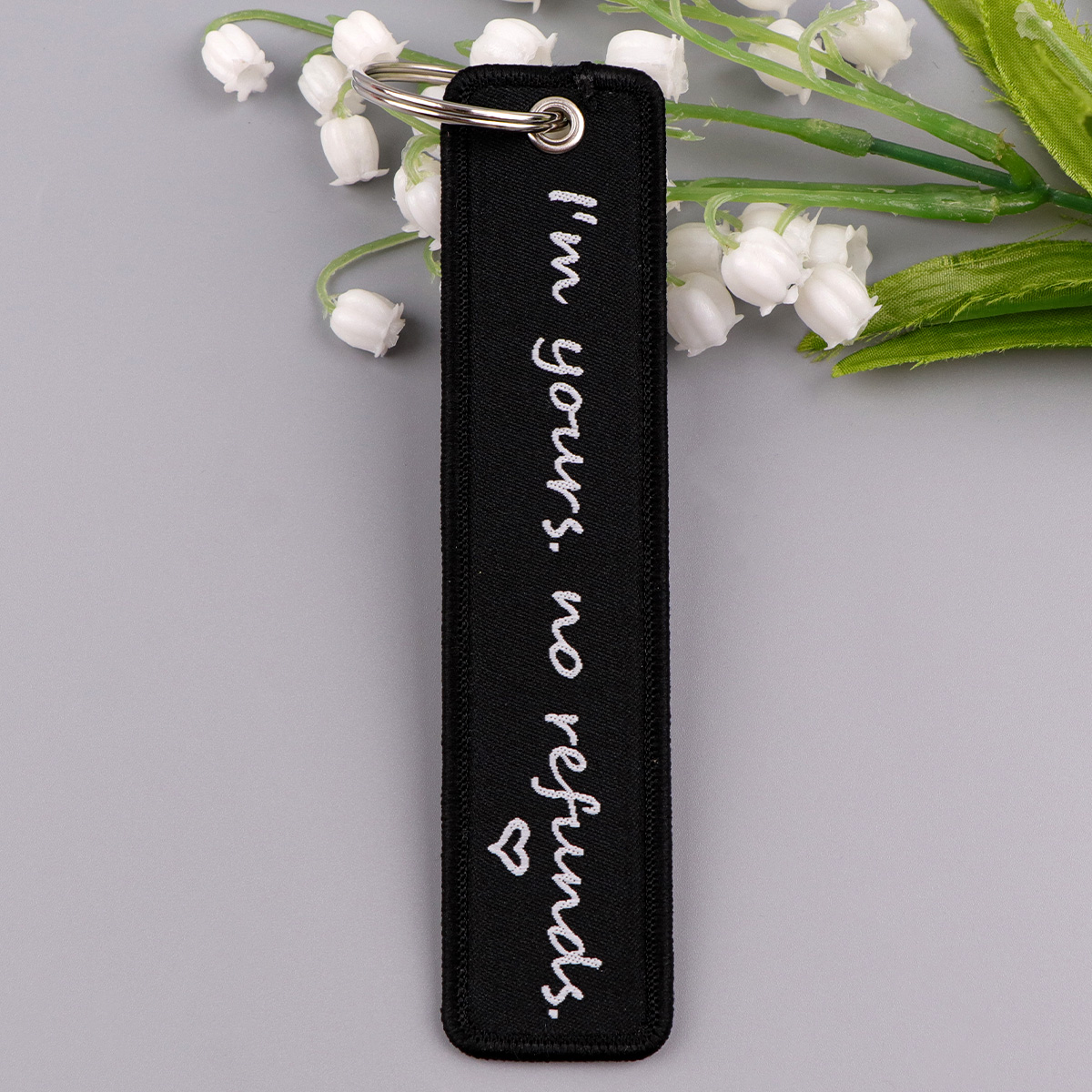 Black Embroidery Key Fob Rock  - огляд і ціна Car Accessories Quotation
