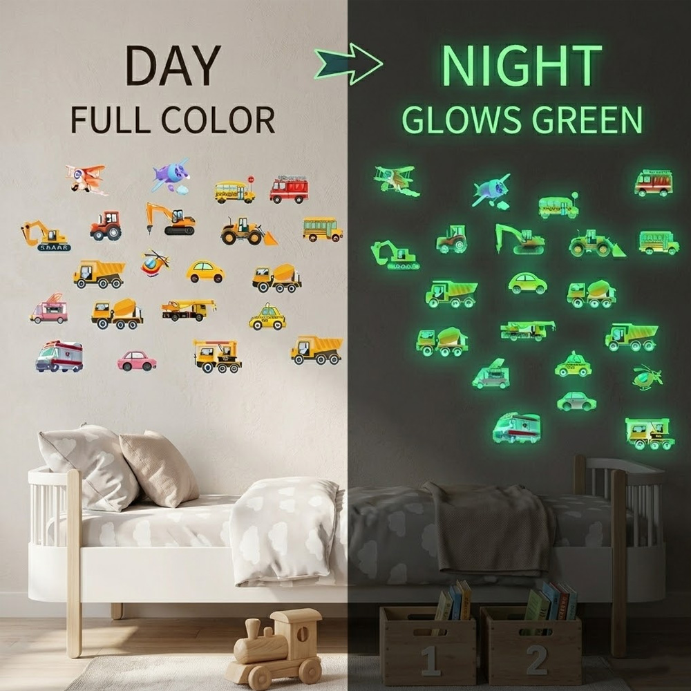 Luminous Car Wall Sticker 21Pc - огляд і ціна Car Accessories Ebay