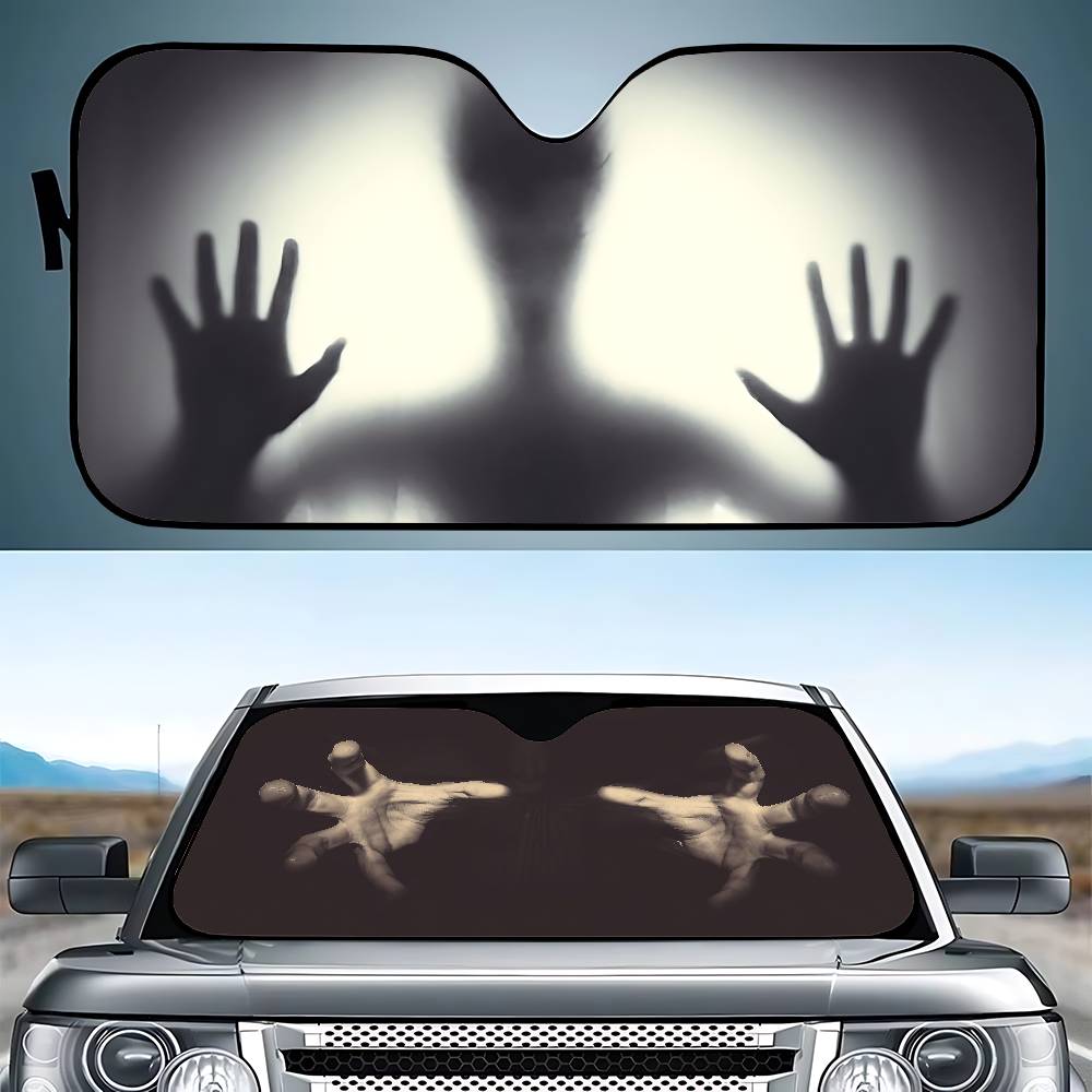 Creepy Ghost Hand Light Car Su - огляд і ціна Car Accessories Window
