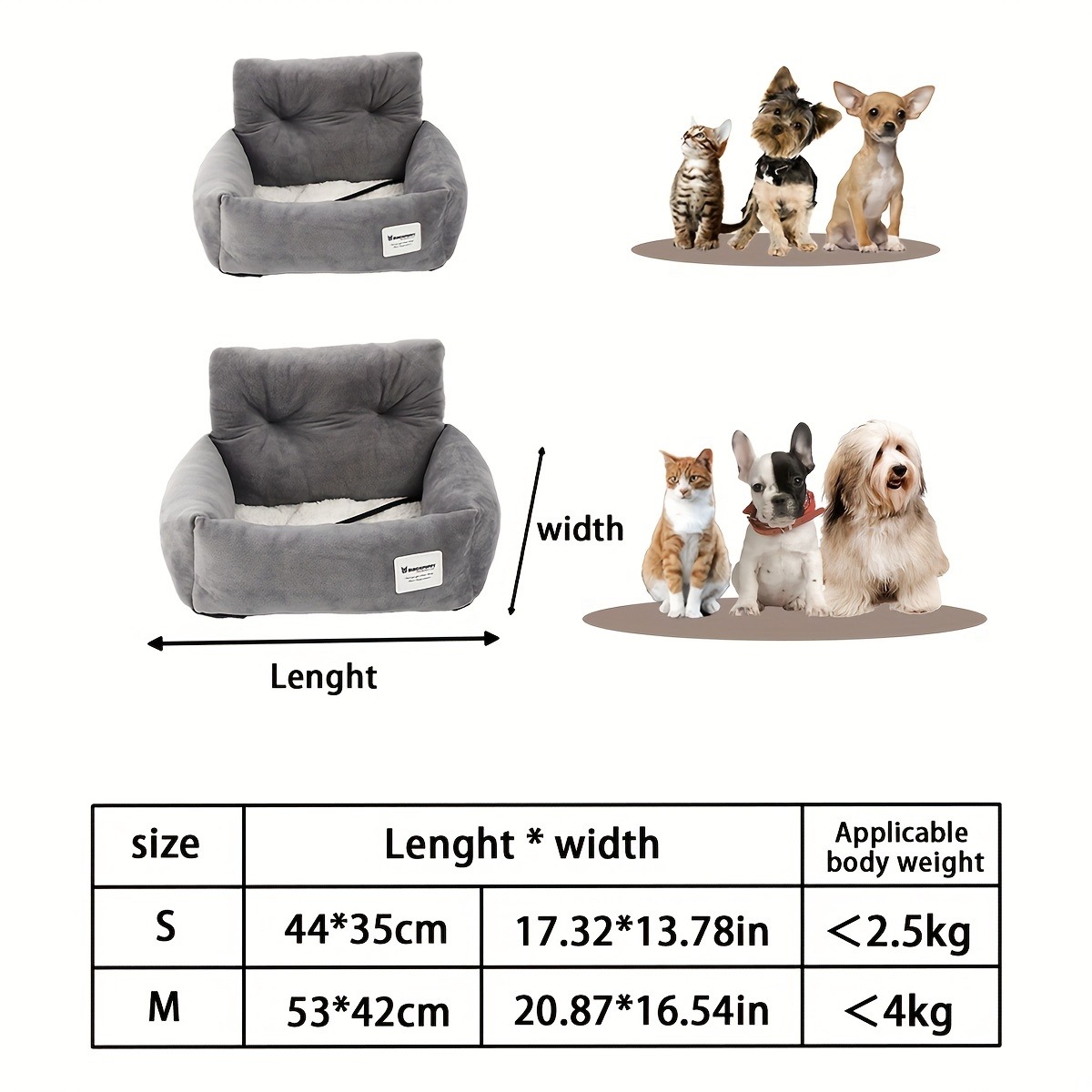 Car Bed Dog Sofa Large Dogs Sm - огляд і ціна Car Accessories Workshop