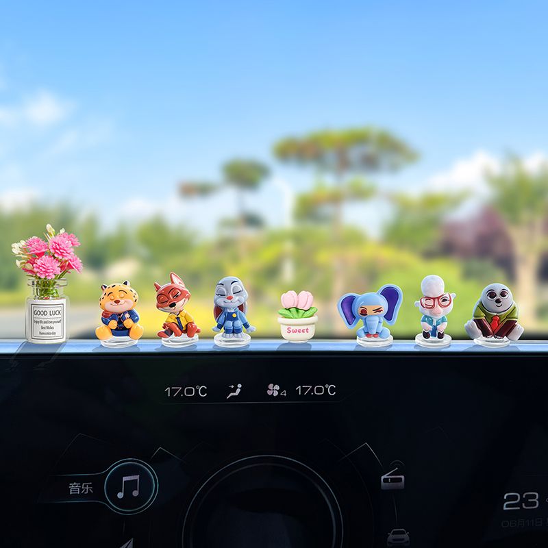 Zootopia cartoon car ornament  - огляд і ціна Car Accessories Dashboard
