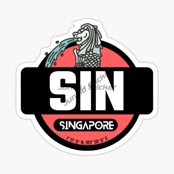 Singapore Flag Map Merlion Emb - огляд і ціна Car Accessories Singapore