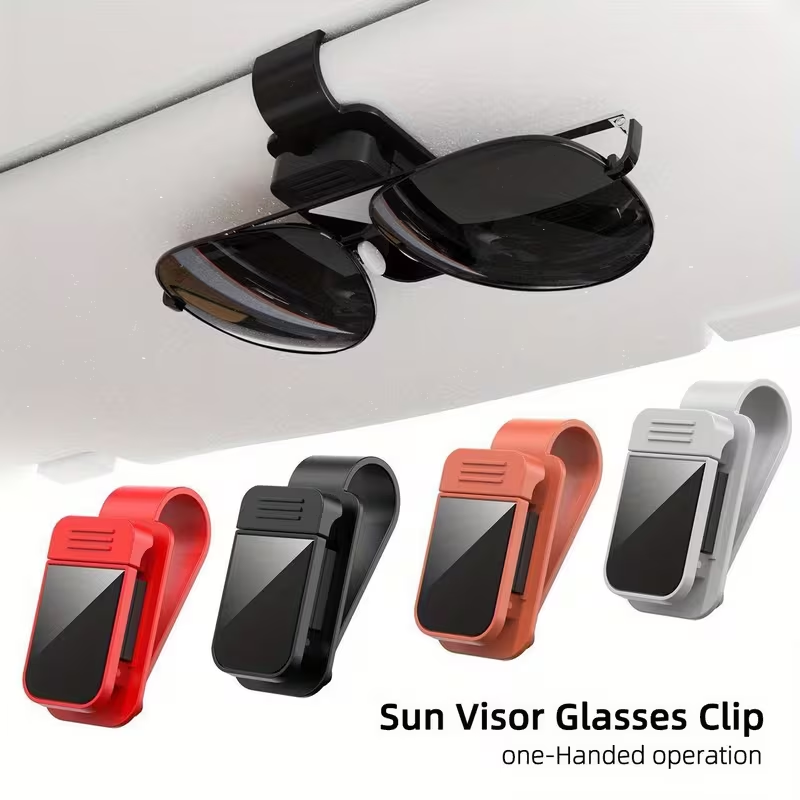 Sun Visor Sunglasses Holder fo - огляд і ціна Car Accessories Interior