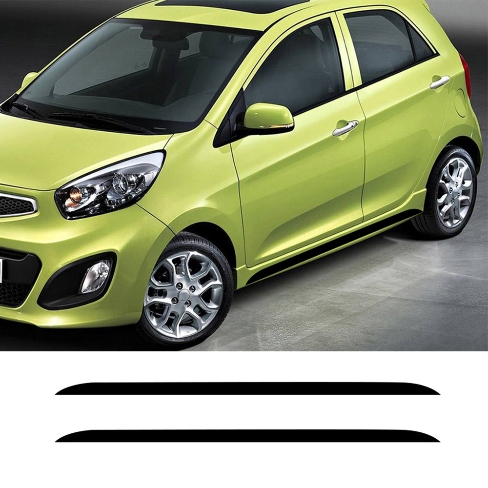 2PCS Car Side Door Skirt Strip - огляд і ціна Car Accessories Ebay