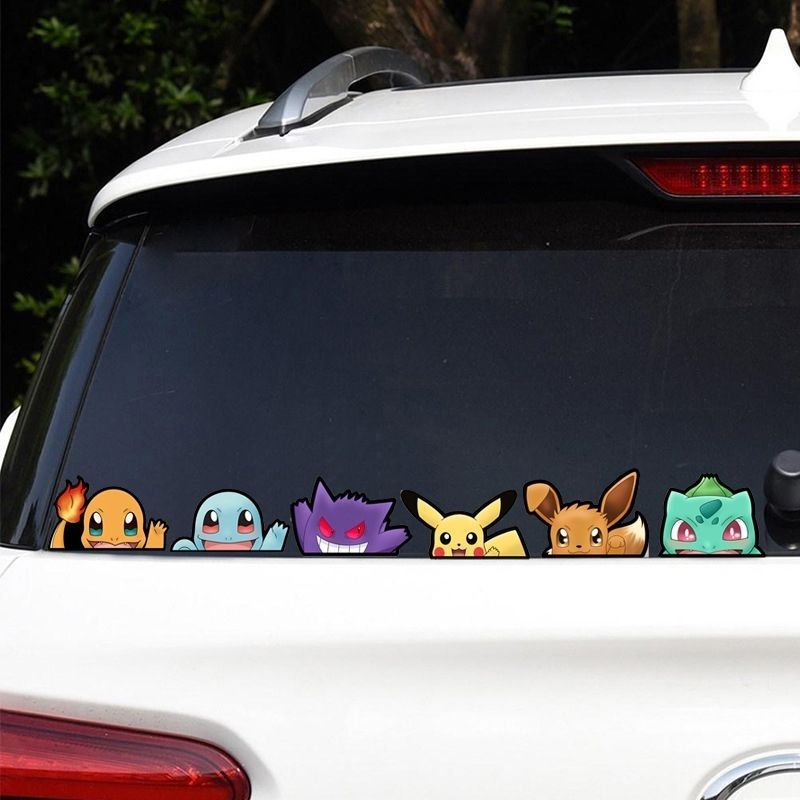 Pokémon car window sticker, Po - огляд і ціна Car Accessories Window