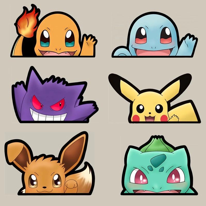 Pokémon car window sticker, Po - огляд і ціна Car Accessories Window