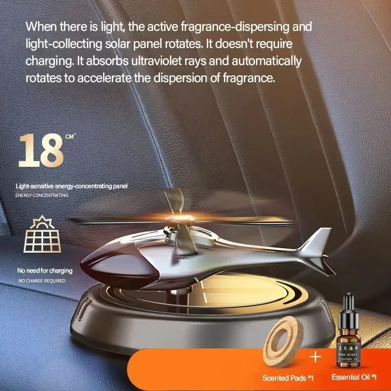Solar Powered Helicopter Car A - огляд і ціна Car Accessories Interior