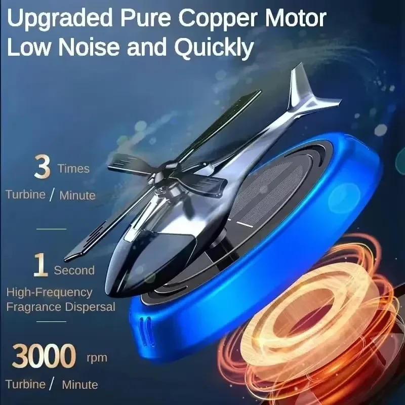 Solar Powered Helicopter Car A - огляд і ціна Car Accessories Interior