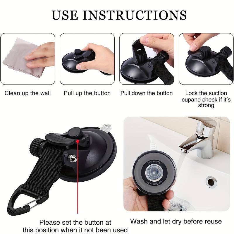 4Pcs Motorhomes Car Suction Cu - огляд і ціна Car Accessories Inside