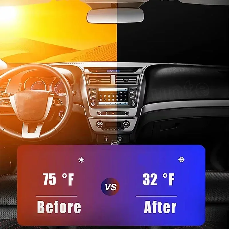 Car Front Window Sunshade UV P - огляд і ціна Car Accessories Window