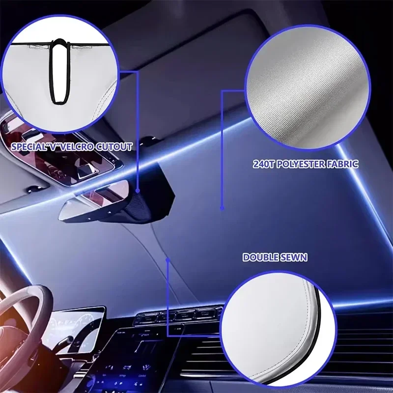 Car Front Window Sunshade UV P - огляд і ціна Car Accessories Window